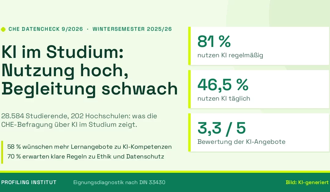 KI im Studium: 81 Prozent nutzen sie regelmäßig – die Hochschulen kommen nicht hinterher