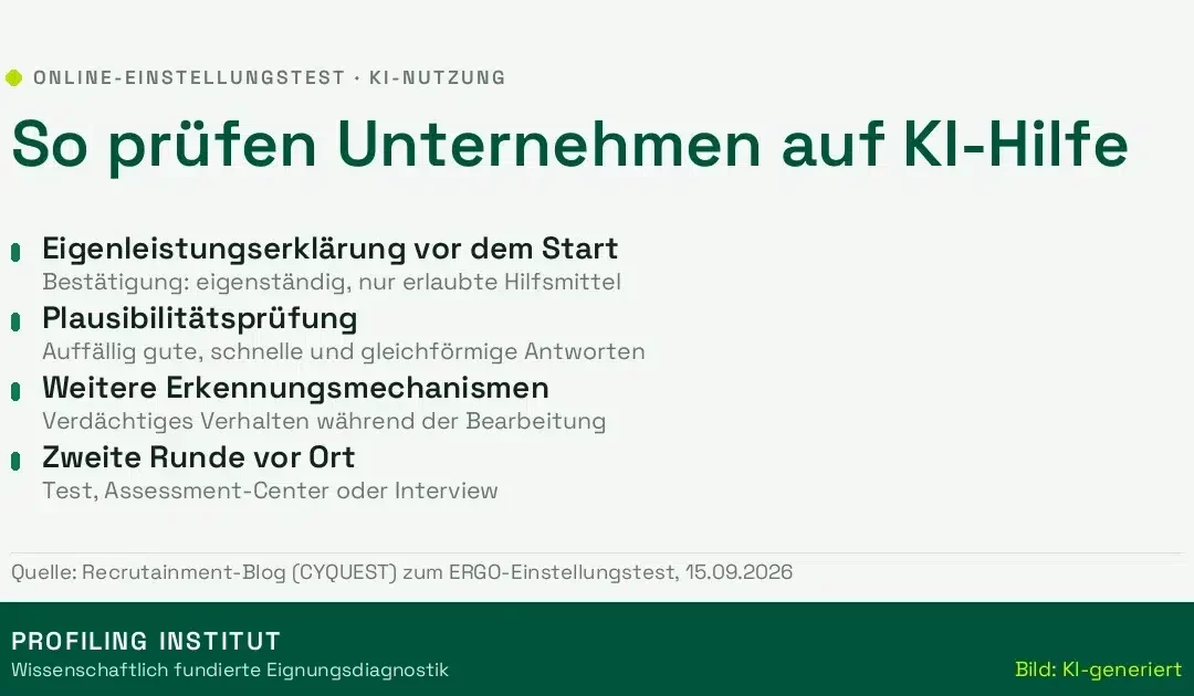 Darf ich beim Online-Einstellungstest KI benutzen? Was Unternehmen jetzt prüfen